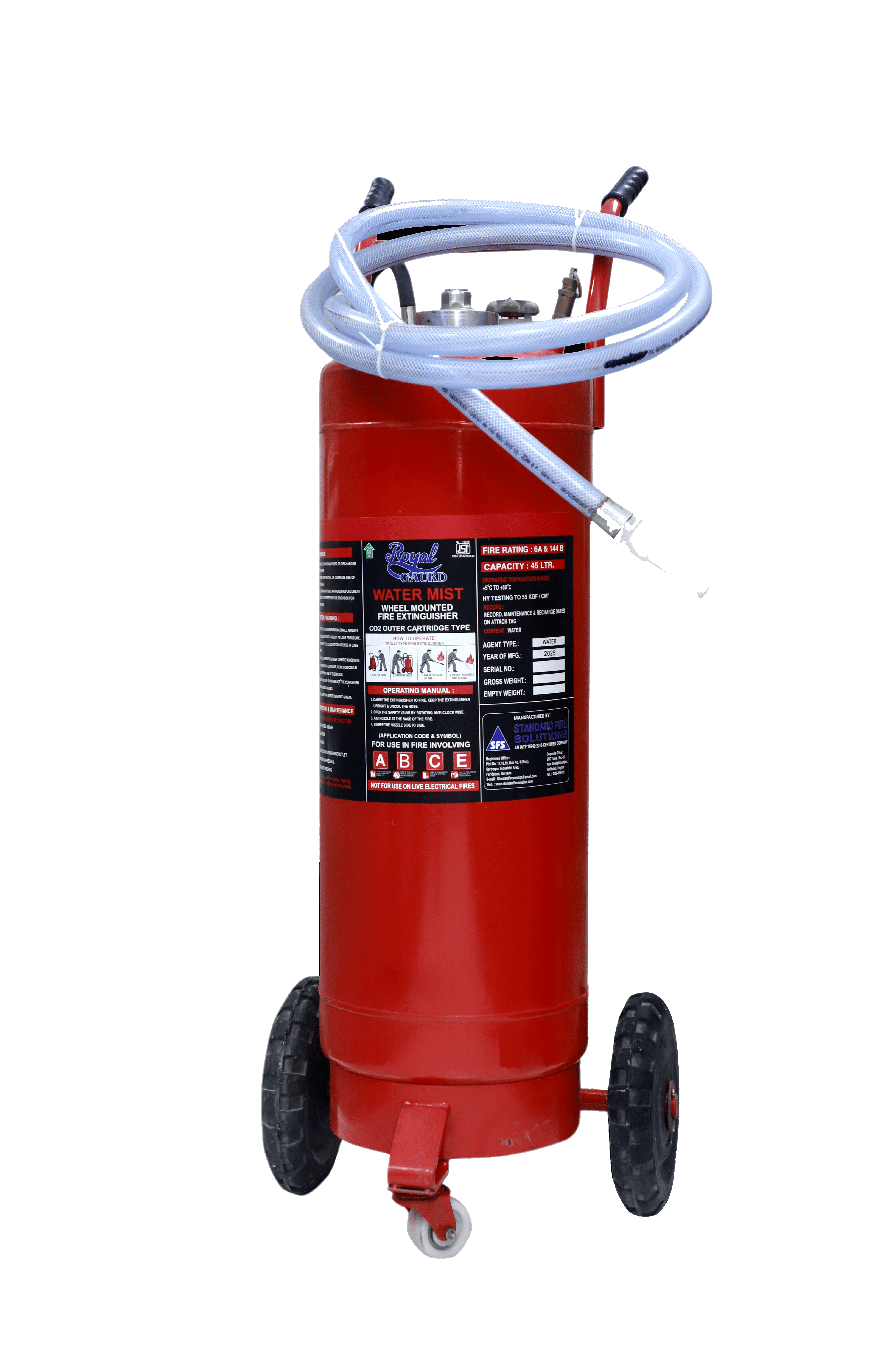 45 Ltr Water Mist Fire Extinguisher