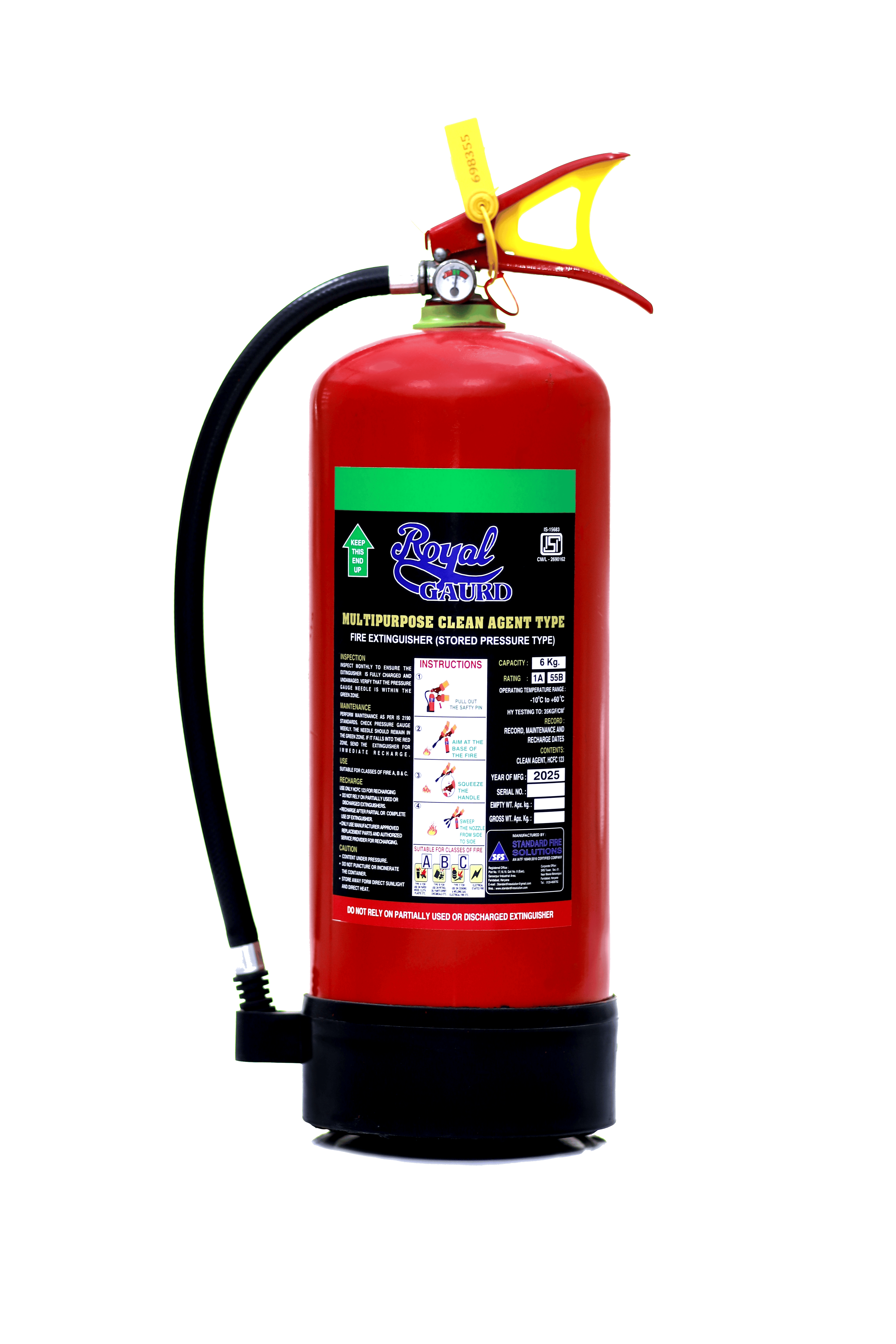 45 Ltr Water Mist Fire Extinguisher