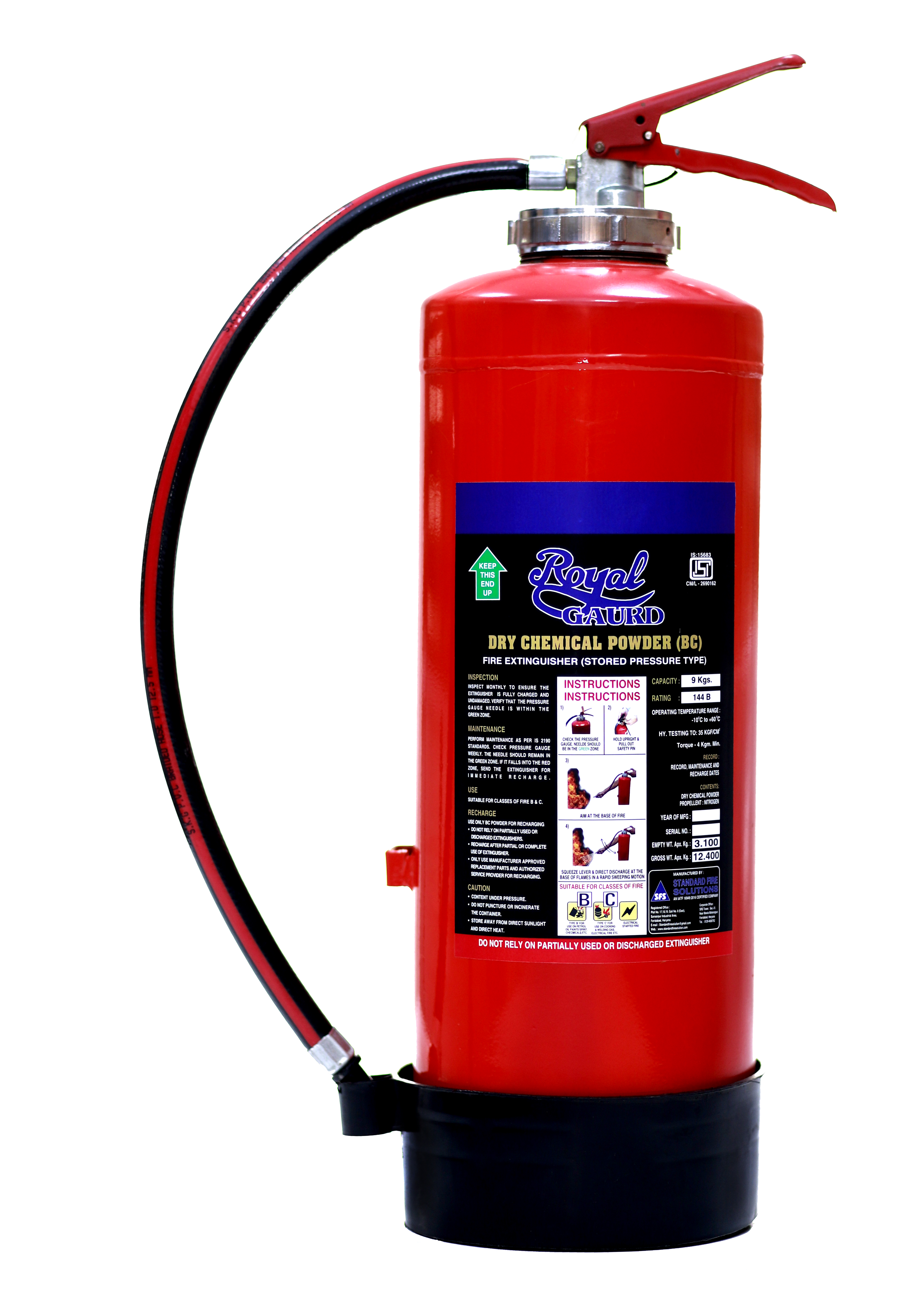 9 Kg DCP Powder Type Fire Extinguisher